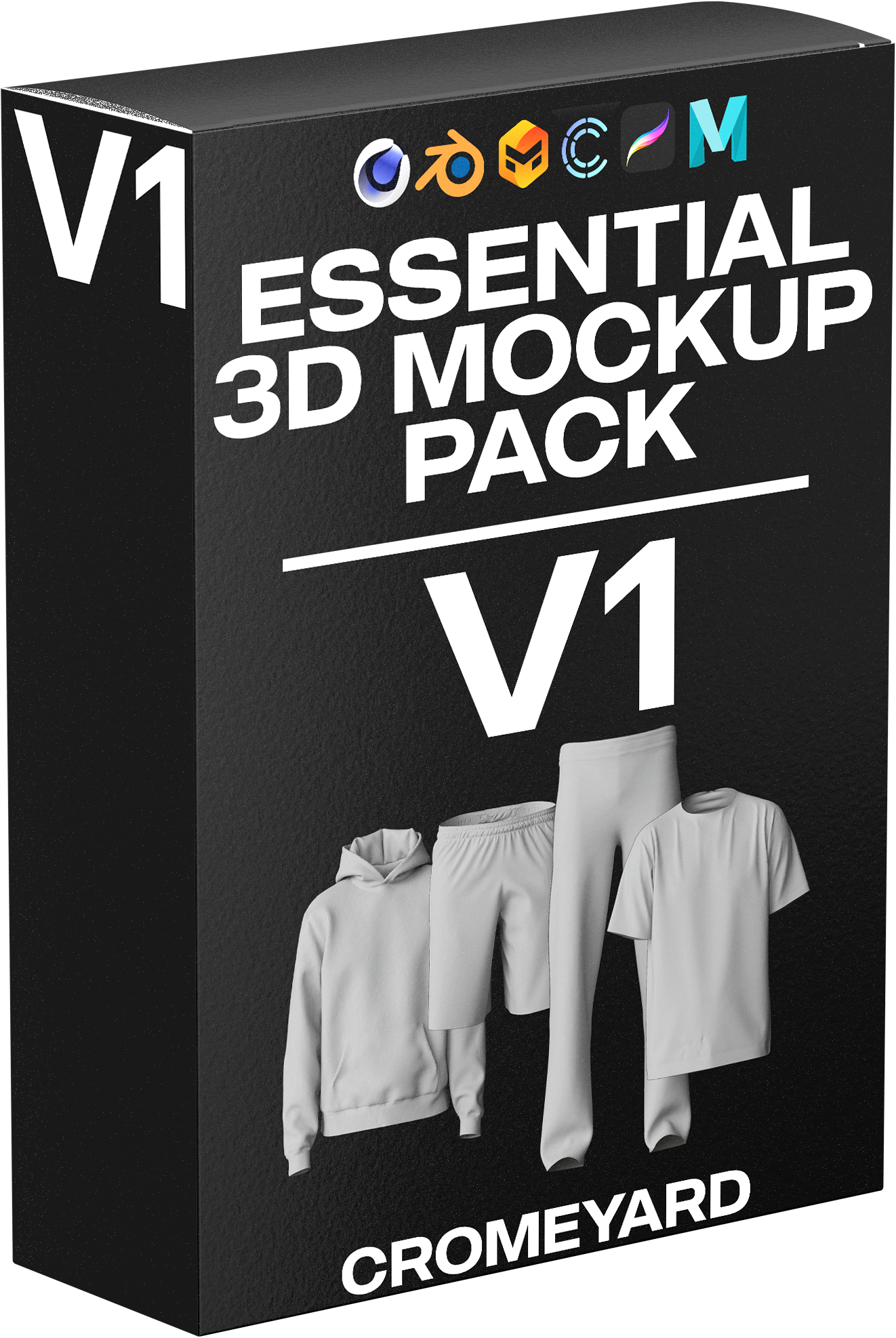 ESSENTAIL 3D MOCKUP PACK V1