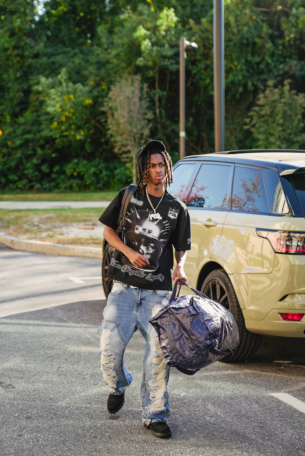 VISION RHINESTONE ZIP UP