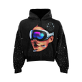 VISION RHINESTONE ZIP UP